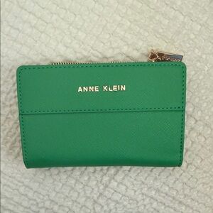 Anne Klein Vibrant Green Mini Wallet